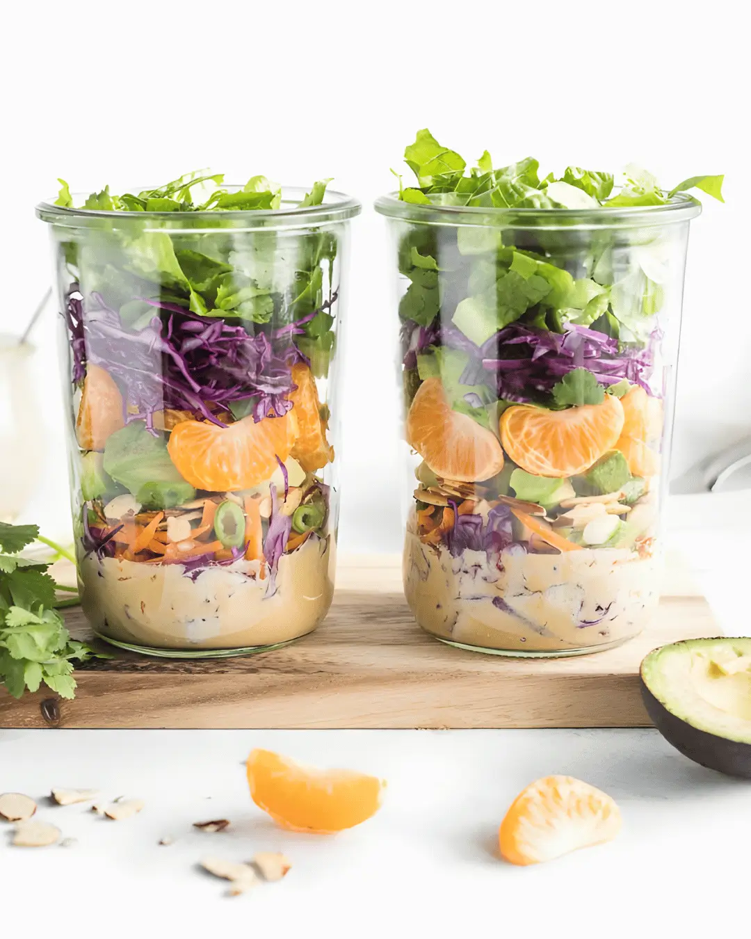 Salada refrescante + molho cítrico